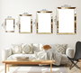 Wallity Huhu400 Cuadro Decorativo de 3 Piezas 40 x 60 cm Multicolor